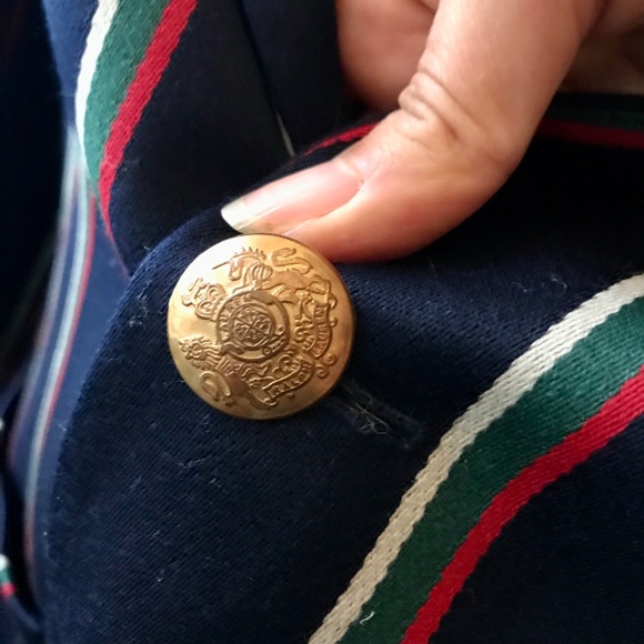 Polo Ralph Lauren Wool Navy Vintage Blazer - Picture 4 of 7